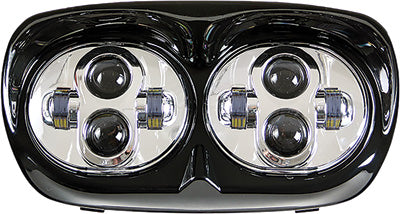 PATHFINDER ROAD GLIDE LED HEADLIGHT CHROME HRGLEDAC