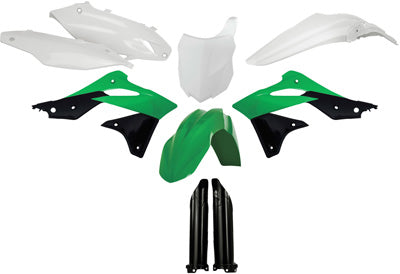 ACERBIS FULL PLASTIC KIT (GREEN) PART# 2314184584 NEW