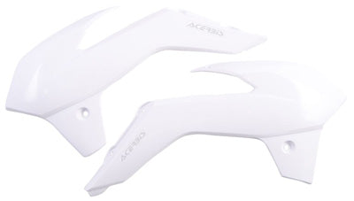 ACERBIS RADIATOR SHROUDS (WHITE) PART# 2314260002 NEW