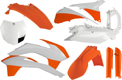 ACERBIS FULL PLASTIC KIT (ORANGE) PART# 2314334618 NEW