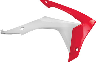 ACERBIS RADIATOR SHROUDS (RED/WHITE) PART# 2314371030 NEW