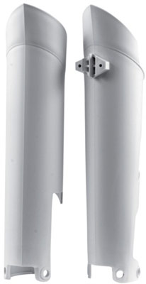 ACERBIS LOWER FORK COVER SET (WHITE) 2319630002