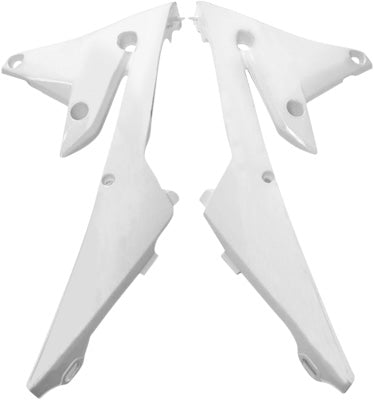 ACERBIS LOWER RADIATOR SHROUDS (WHITE) PART# 2374150002 NEW