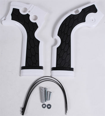 ACERBIS X-GRIP FRAME GUARD (WHITE/BLACK) PART# 2374241035 NEW
