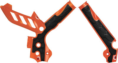 ACERBIS X-GRIP FRAME GUARD (ORANGE/BLACK) PART# 2374251008 NEW