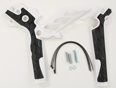 ACERBIS X-GRIP FRAME GUARD (WHITE/BLACK) PART# 2374251035 NEW