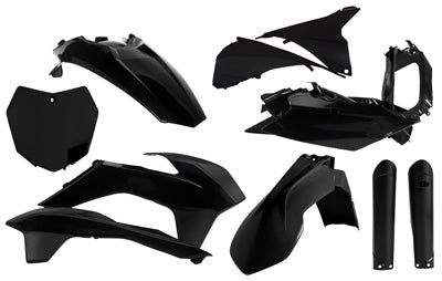 ACERBIS FULL PLASTIC KIT KTM BLACK PART# 2403090001 NEW