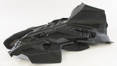 SPG HELIUM HOOD POL BLK W/STORAGE AND ACCESS PANEL PHAH225-BK