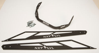 SPG NXT LVL REAR BUMPER BLK/WHT S-D 163 XP/XM S/M PART# NXPRB405-FBK NEW