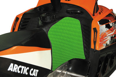 PDP DIAMOND GRIP KNEE PADS GREEN ARCTIC CAT #DGRIP-ACPC1217