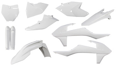 ACERBIS FULL PLASTIC KIT SXF/XCF250- 4 50 '16 WHITE 2421060002