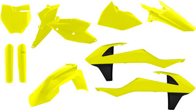 ACERBIS PLASTIC KIT FULL KTM FACT REPL KIT 2016-17 FL.YEL 2421064310