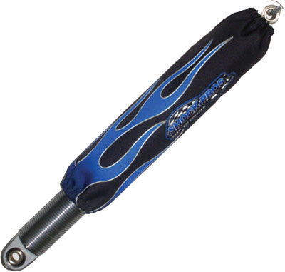 SHOCKPROS SHOCK COVERS BLACK W/BLUE FLAMES A106BLFL