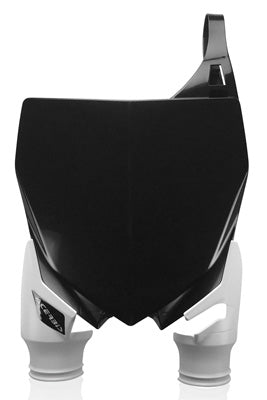 ACERBIS FRONT NUMBER PLATE BLACK/WHITE 2527401007