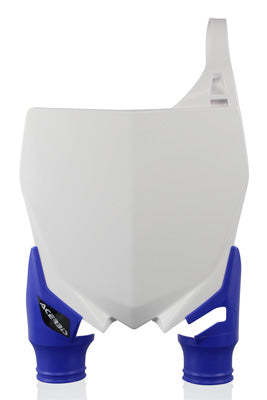 ACERBIS FRONT NUMBER PLATE WHITE/BLUE 2527401029