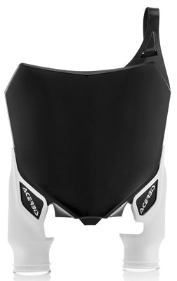 ACERBIS FRONT NUMBER PLATE BLACK/WHITE 2527411007