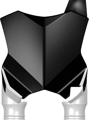 ACERBIS FRONT NUMBER PLATE BLACK/WHITE 2527431007