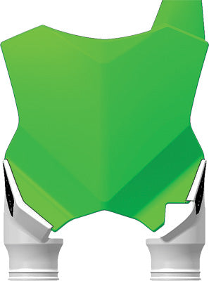 ACERBIS FRONT NUMBER PLATE GREEN/WHITE 2527431075