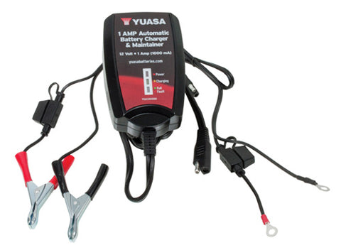 YUASA YUA1201000 12V 1 AMP CHARGER MAINTAINER