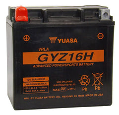 YUASA YUAM716GH GYZ16H FACTORY ACTIVATED MAINTENANCE FREE