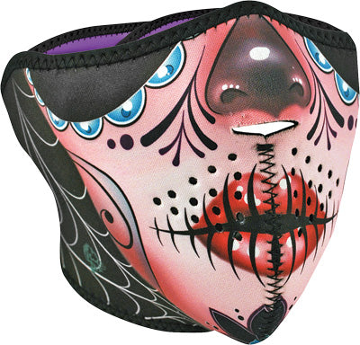 Zan Headgear FULL MASK NEOPRENE GLOW IN THE DARK G # WNFM081G NEW