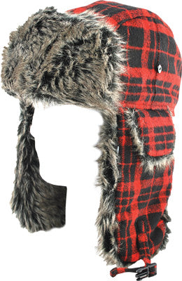 ZAN COLDWEATHER TROOPER HAT (BUFFALO PLAID) PART# WTH068