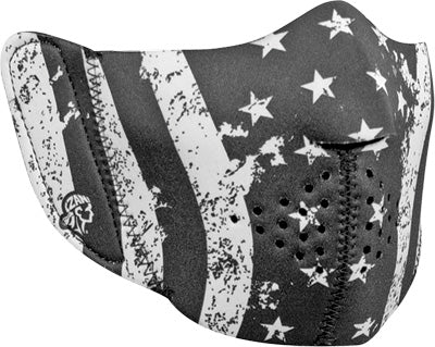 ZAN MODI-FACE DETACHABLE MASK NEOPRENE BLACK/WHITE WBNFM091H