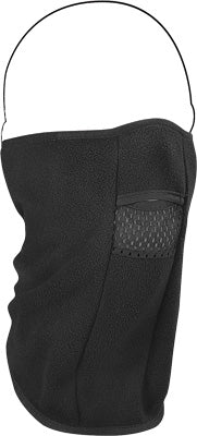 ZAN FACE MASK MICROFLEECE W/MESH M OUTH BLACK PART# WFMF114