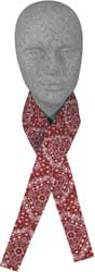 Zan Headgear COOLDANNA 100% COTTON PAISLEY BLACK # DC101 NEW