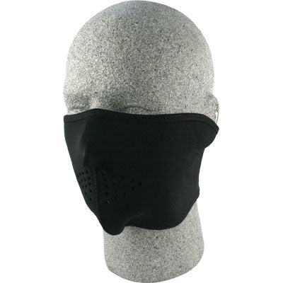 ZAN HALF FACE MASK (OVERSIZED BLACK) PART# WNFMO114H