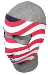 Zan Headgear 1/2 MASK FLUO SKULL # WNFM002HG NEW