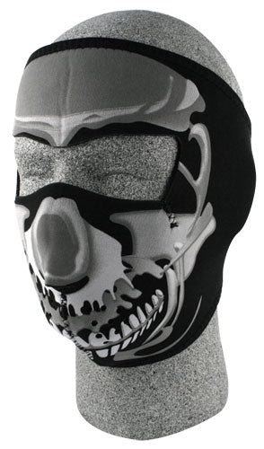 ZAN FULL FACE MASK (CHROME SKULL) WNFM023