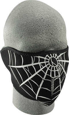 ZAN HALF FACE MASK SPIDER WEB PART# WNFM055H