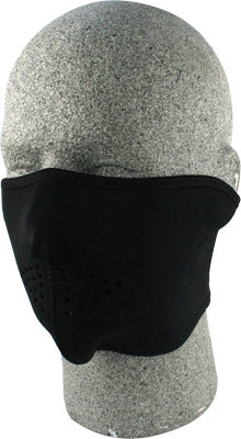ZAN HALF FACE MASK BLACK PART# WNFM114H