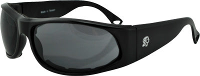 ZAN CALIFORNIA SUNGLASS BLK SMK LE NS FOAM PADDED PART# EZCA001