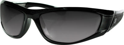 ZAN IOWA SUNGLASS BLK SMK LENSES PART# EZIA01