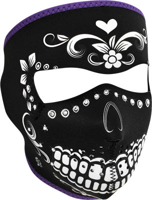 Zan Headgear FULL MASK NEOPRENE MUERTE REVERSIBLE T # WNFM078 NEW