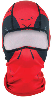 ZAN BALACLAVA POLISHEDYESTER RED D WBP109