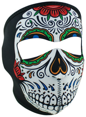ZAN NEOPRENE FULL MASK MUERTE SKULL WNFM413