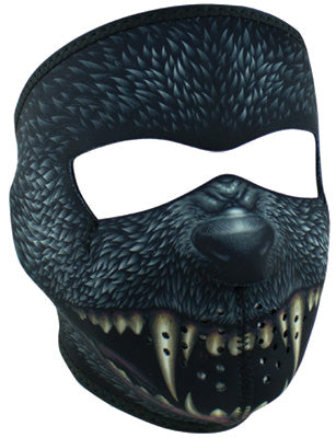 Zan Headgear HALF MASK NEOPRENE MUERTE SKULL # WNFM413H NEW