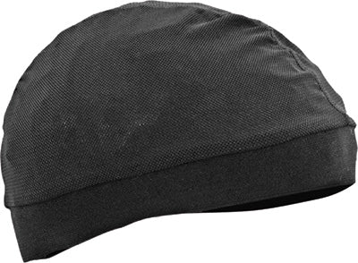 ZAN SKULL CAP MESH W/COMFORT BAND BLACK WSC114M