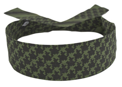 Zan Headgear ZAN COOLDANNA BLACK AND WHITE FLAG # DC219 NEW