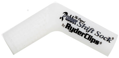 RYDER CLIPS RUBBER SHIFT SOCK (WHITE) PART# RSS-WHITE