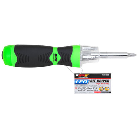 PERFORMANCETOOL HIGH VISIBILITY LED BIT DRIVER W9205