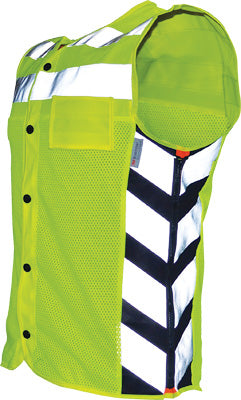 MISSING LINK MESHED UP SAFETY VEST HI-VIS GREEN 3X-LARGE PART# MUMG3