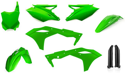 ACERBIS FULL PLASTIC KIT FLO GREEN 2630630235