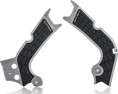 ACERBIS X-GRIP FRAME GUARD SILVER/BLACK 2630711015