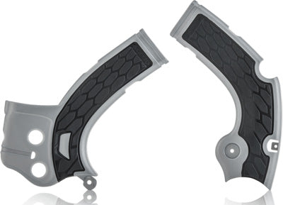 ACERBIS ACERBIS X-GRIP FRAME GUARD SILVER/BLACK 2640271015 PART NUMBER 264027101