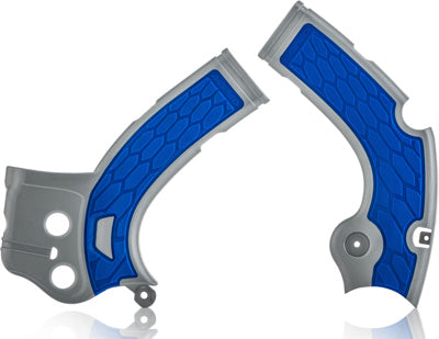 ACERBIS ACERBIS X-GRIP FRAME GUARD SILVER/BLUE 2640271404 PART NUMBER 2640271404