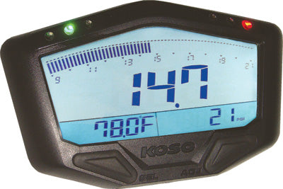 KOSO X-2 BOOST GAUGE W/ AIR/FUEL RATIO AND TEMPERATURE PART# BA029001 NEW